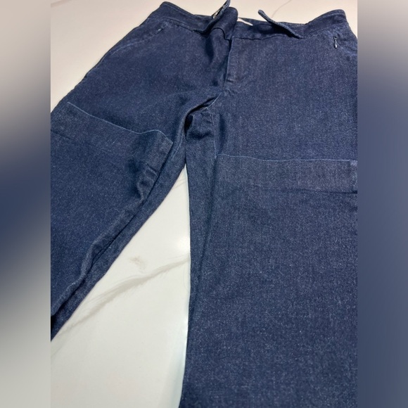 Anthropologie The Essential Crop Flare Size 4 No Scarf Zip Pockets - Picture 3 of 5